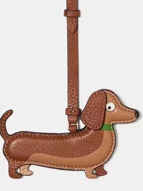 Kate Spade dog dangle bag charm